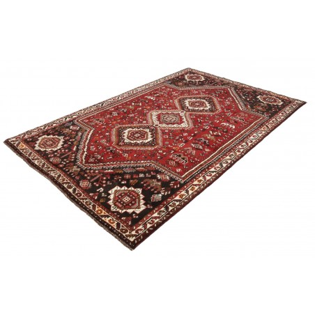 Tappeto Shiraz Persia marrone giallo 167x261