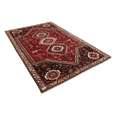 Tappeto Shiraz Persia marrone giallo 167x261