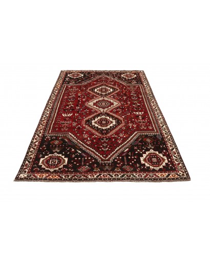 Tappeto Shiraz Persia marrone giallo 167x261
