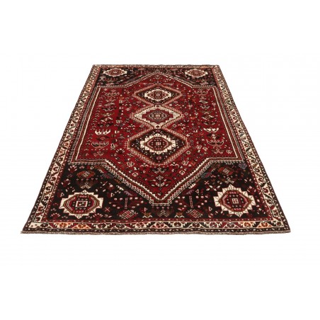 Tappeto Shiraz Persia marrone giallo 167x261