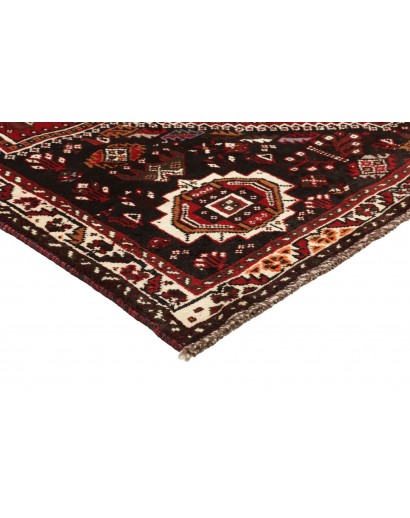 Tappeto Shiraz Persia marrone giallo 167x261