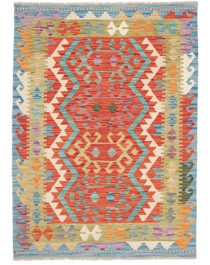 Tappeto Kilim Afghanistan marrone 106x146