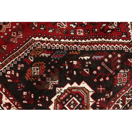 Tappeto Shiraz Persia marrone giallo 167x261