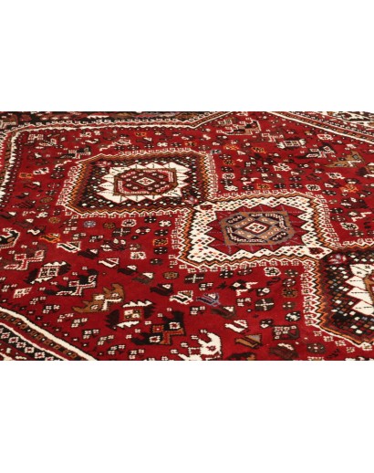 Tappeto Shiraz Persia marrone giallo 167x261