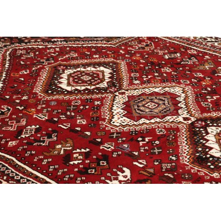 Tappeto Shiraz Persia marrone giallo 167x261