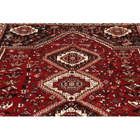 Tappeto Shiraz Persia marrone giallo 167x261