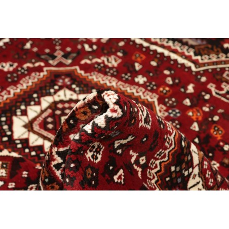 Tappeto Shiraz Persia marrone giallo 167x261