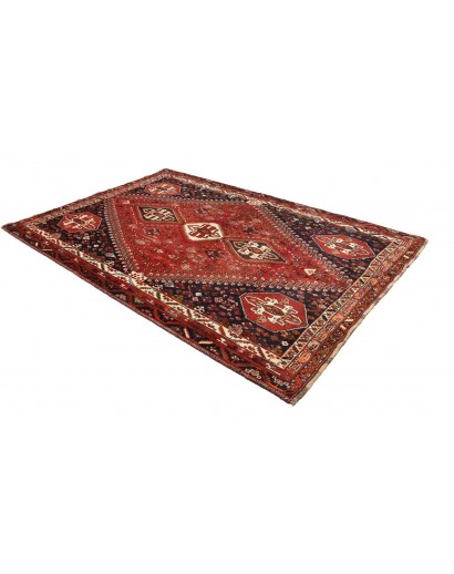 Tappeto Shiraz Persia marrone blu 187x283