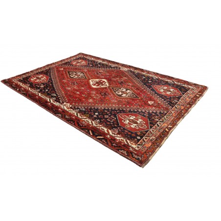 Tappeto Shiraz Persia marrone blu 187x283