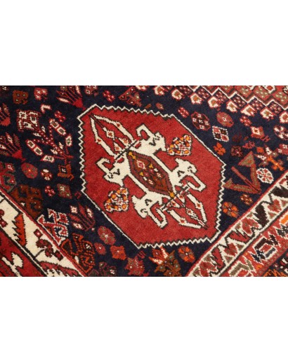 Tappeto Shiraz Persia marrone blu 187x283