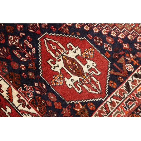 Tappeto Shiraz Persia marrone blu 187x283