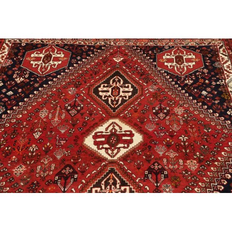 Tappeto Shiraz Persia marrone blu 187x283