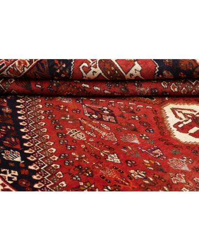 Tappeto Shiraz Persia marrone blu 187x283