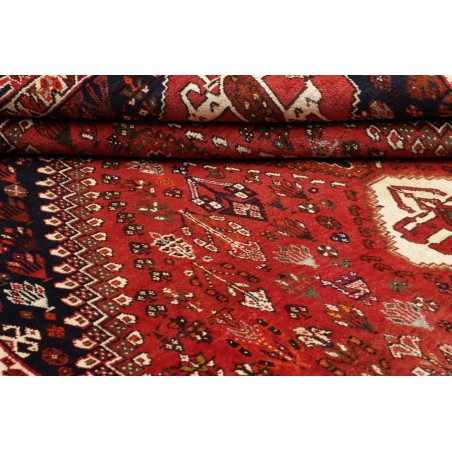 Tappeto Shiraz Persia marrone blu 187x283