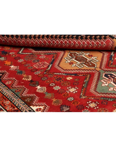 Tappeto Shiraz Persia marrone giallo 178x270