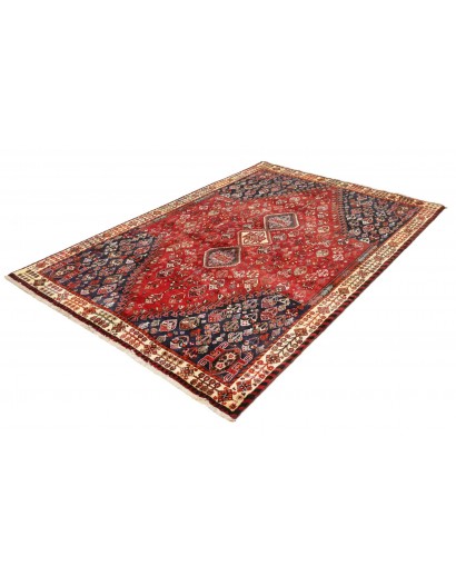 Tappeto Shiraz Fine Persia marrone blu 162x238