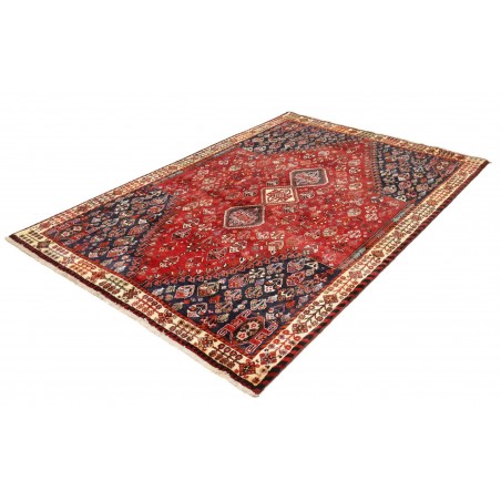 Tappeto Shiraz Fine Persia marrone blu 162x238