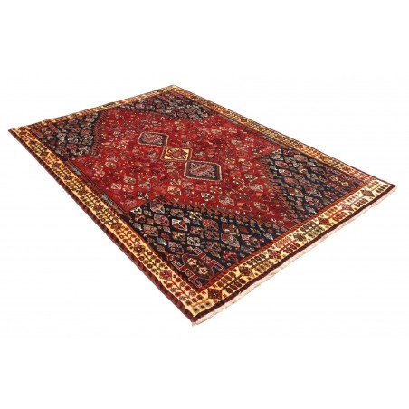 Tappeto Shiraz Fine Persia marrone blu 162x238