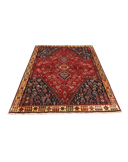 Tappeto Shiraz Fine Persia marrone blu 162x238