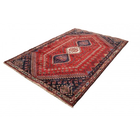 Tappeto Shiraz Fine Persia marrone giallo 182x258