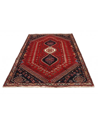 Tappeto Shiraz Fine Persia marrone giallo 182x258