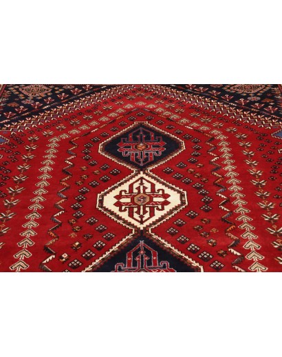 Tappeto Shiraz Fine Persia marrone giallo 182x258