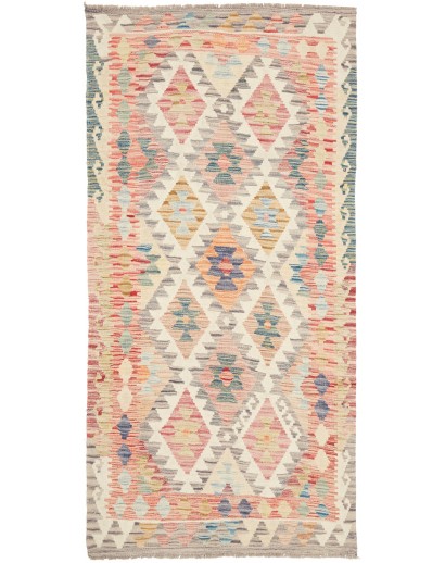Tappeto Kilim Afghanistan beige marrone 101x208