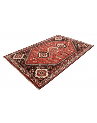 Tappeto Shiraz Persia grigio giallo 168x260