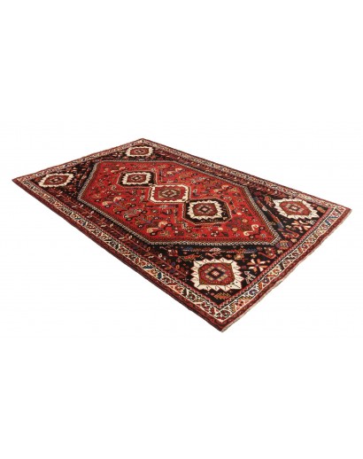 Tappeto Shiraz Persia grigio giallo 168x260