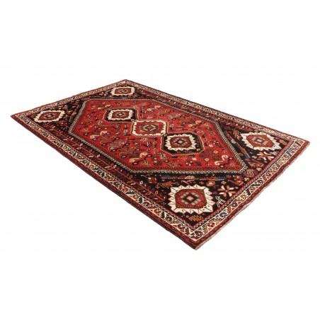Tappeto Shiraz Persia grigio giallo 168x260