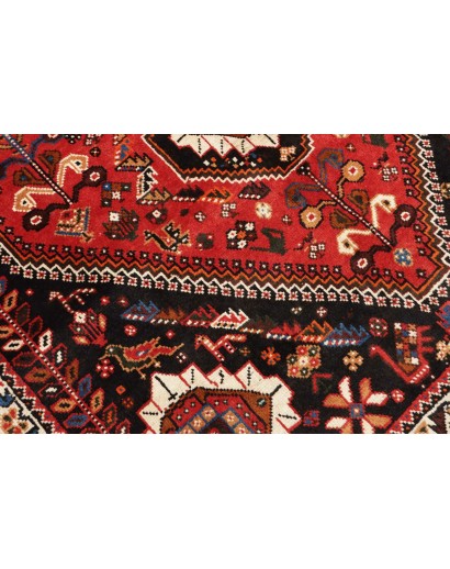 Tappeto Shiraz Persia grigio giallo 168x260