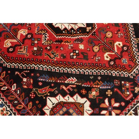 Tappeto Shiraz Persia grigio giallo 168x260