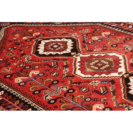 Tappeto Shiraz Persia grigio giallo 168x260