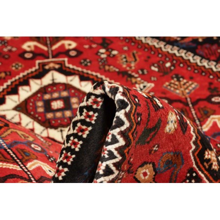 Tappeto Shiraz Persia grigio giallo 168x260