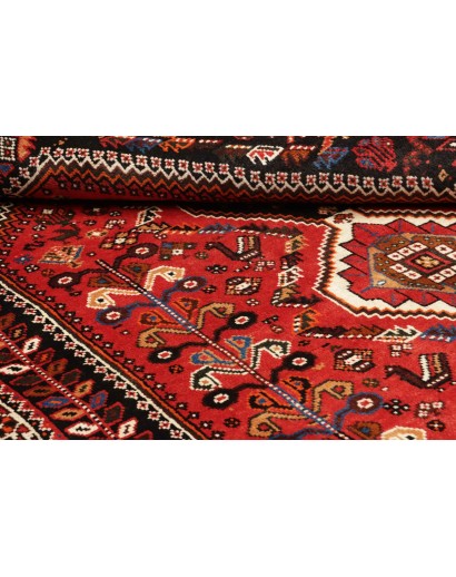 Tappeto Shiraz Persia grigio giallo 168x260