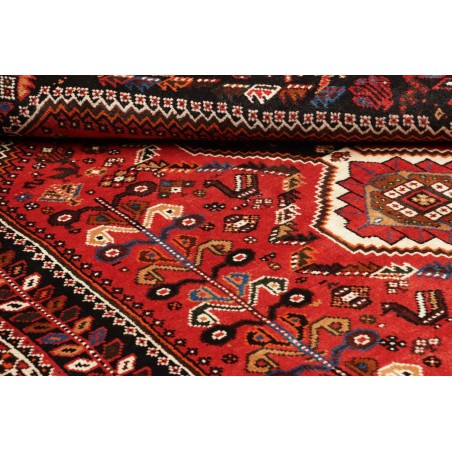 Tappeto Shiraz Persia grigio giallo 168x260