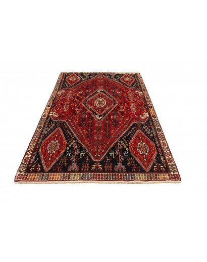 Tappeto Shiraz Fine Persia marrone blu 163x260