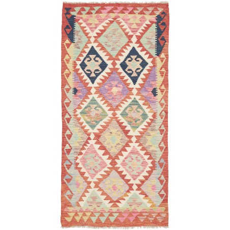 Tappeto Kilim Afghanistan beige marrone 95x200