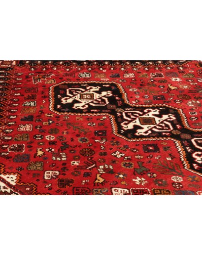 Tappeto Shiraz Persia marrone giallo 175x262