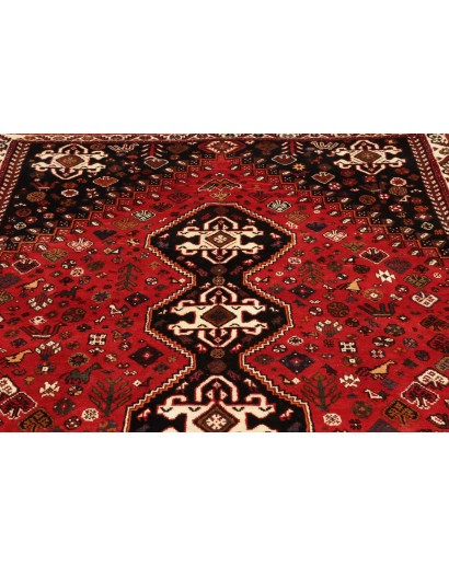 Tappeto Shiraz Persia marrone giallo 175x262