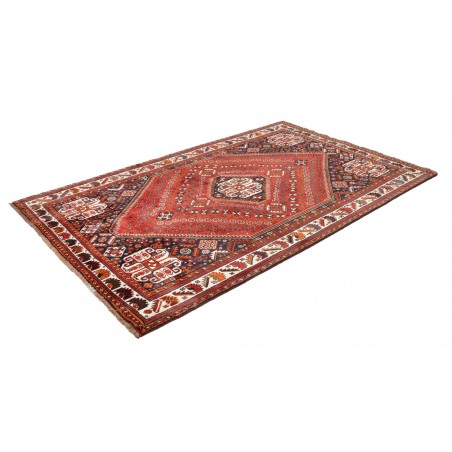 Tappeto Shiraz Persia grigio bianco 160x250