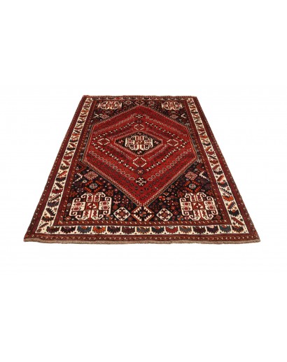 Tappeto Shiraz Persia grigio bianco 160x250