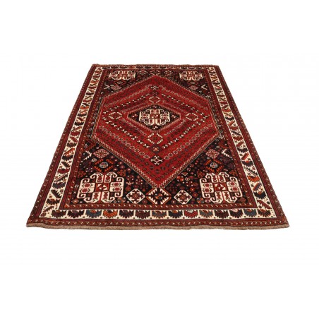 Tappeto Shiraz Persia grigio bianco 160x250