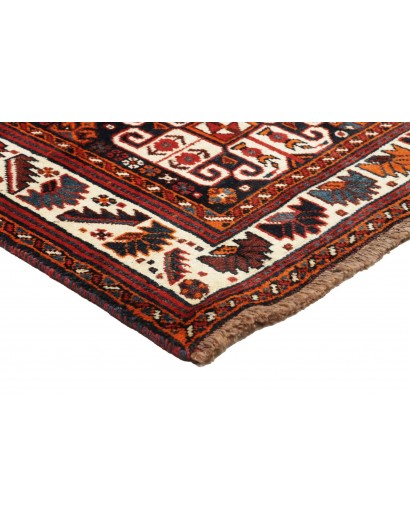 Tappeto Shiraz Persia grigio bianco 160x250