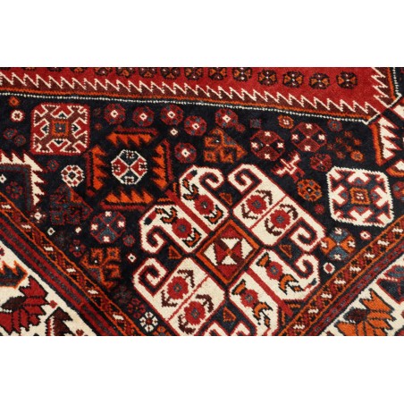 Tappeto Shiraz Persia grigio bianco 160x250