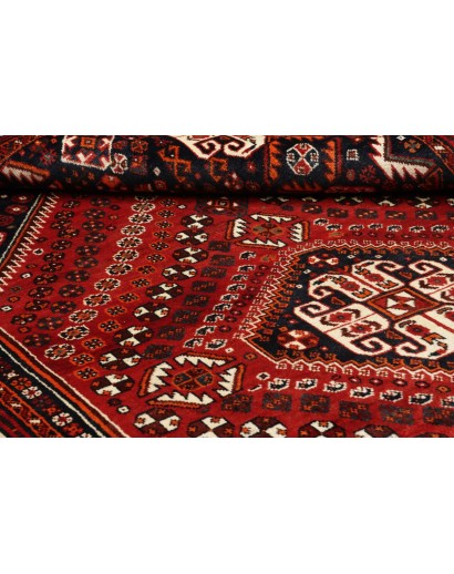 Tappeto Shiraz Persia grigio bianco 160x250