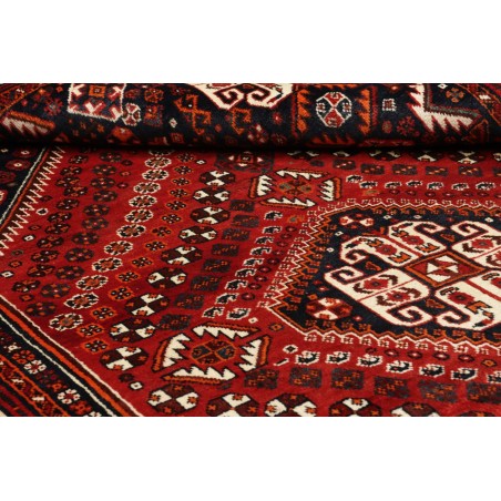 Tappeto Shiraz Persia grigio bianco 160x250