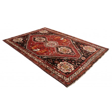 Tappeto Shiraz Persia marrone giallo 182x270