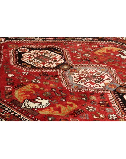 Tappeto Shiraz Persia marrone giallo 182x270