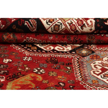 Tappeto Shiraz Persia marrone giallo 182x270
